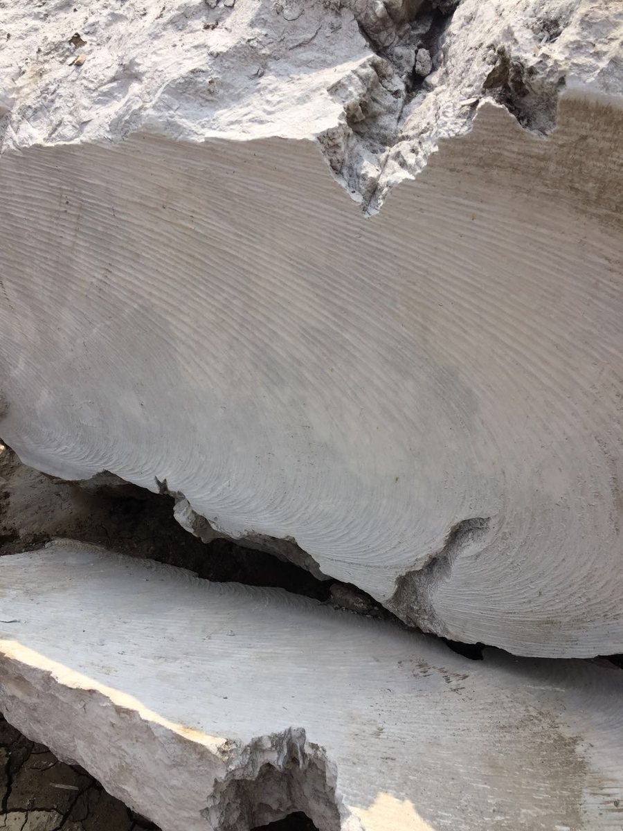 Layered stone surface